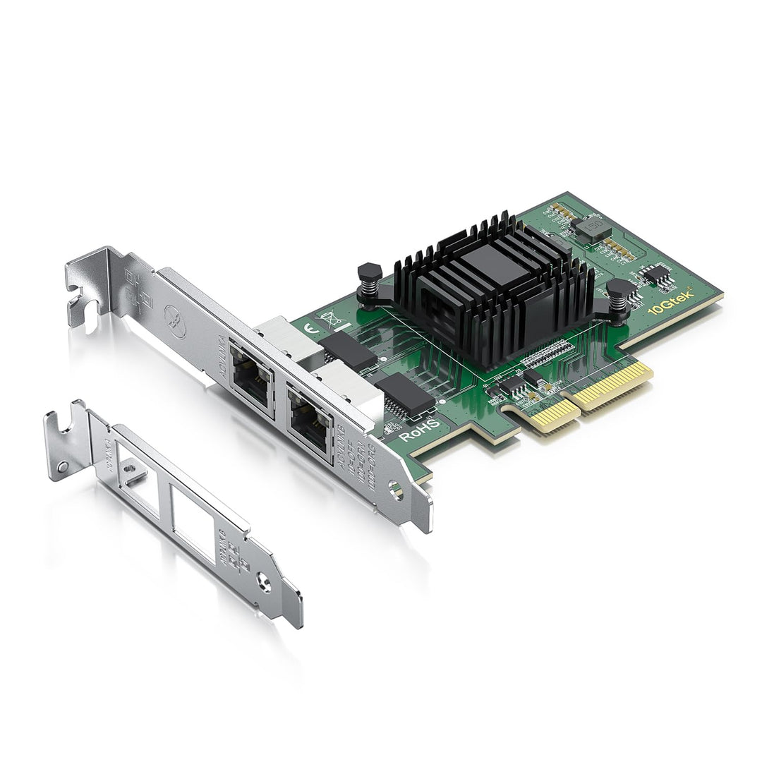 10Gtek® 1G 1000Mbps Gigabit Ethernet Converged Network Adapter (NIC) mit Intel I350AM2 Controller |