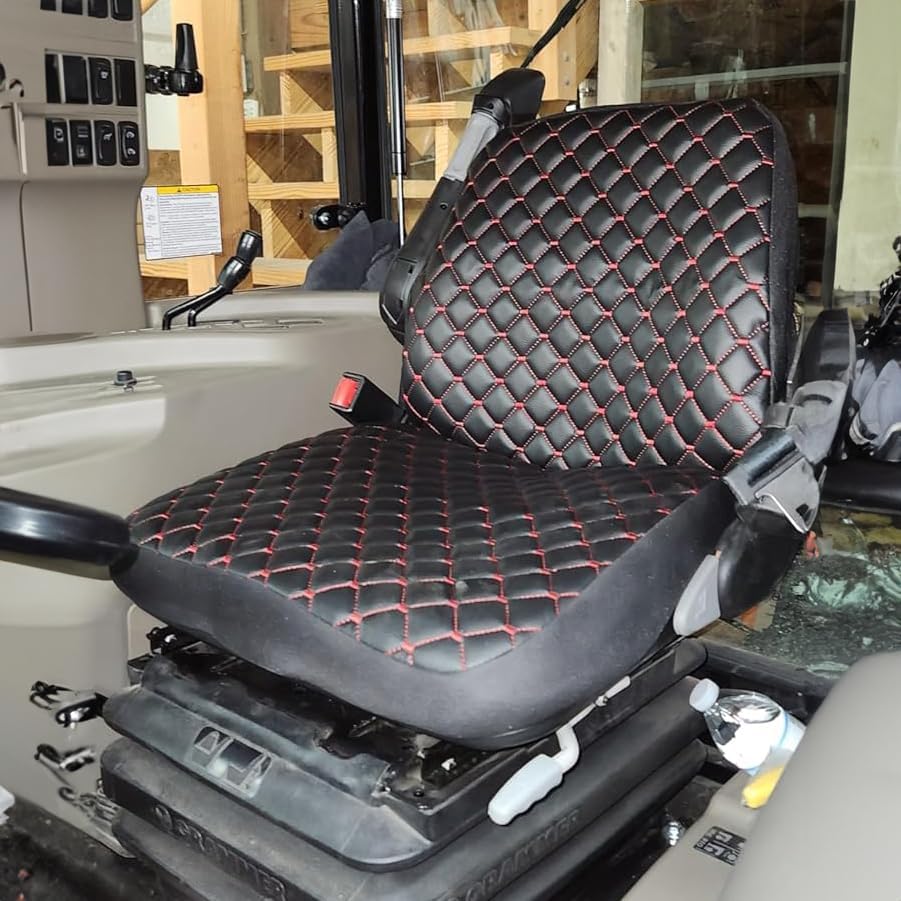 Binbir Trend Strapazierfähiger Traktorsitzbezug für Schrank-Traktoren ohne Kopfstütze, Gabelstaplers
