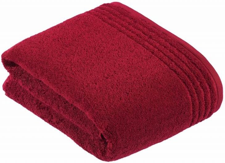 Vossen Waschlappen Vienna Style Set 3, 30 x 30 cm, Farbe: Rot 60 x 110 cm blau 60x110 cm Steelblue -