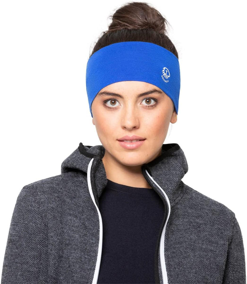 GIESSWEIN Stirnband Brentenjoch - Merino Jersey Headband, Damen & Herren Ohrenwärmer aus 100% Merino