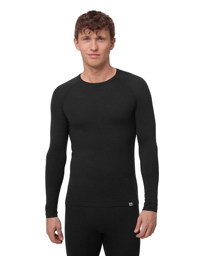 DANISH ENDURANCE Merino Langarm Shirt Herren, Premium Thermounterwäsche, Skiunterwäsche, Temperaturr