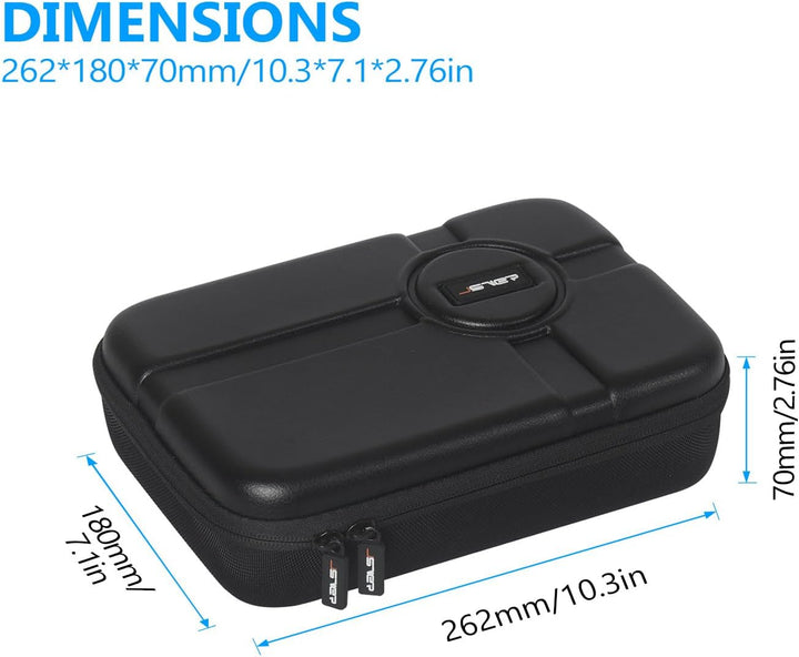 JSVER Tasche für GoPro, Tragetasche für GoPro Hero 13/12/11/10/9, Case Schutztasche für AKASO EK7000