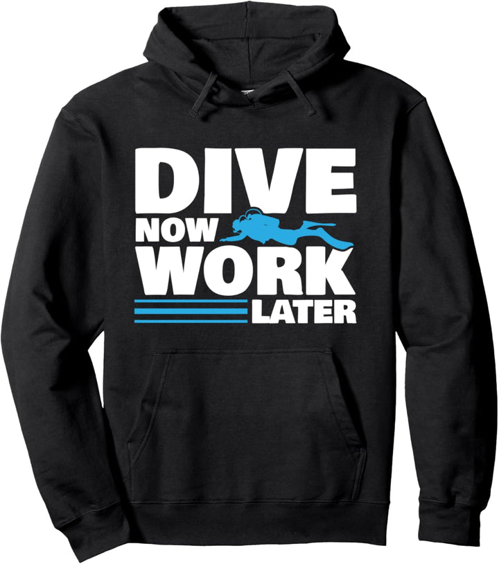 Lustiges Taucher Wassersport Arbeit Meer Hoodie Pullover Hoodie