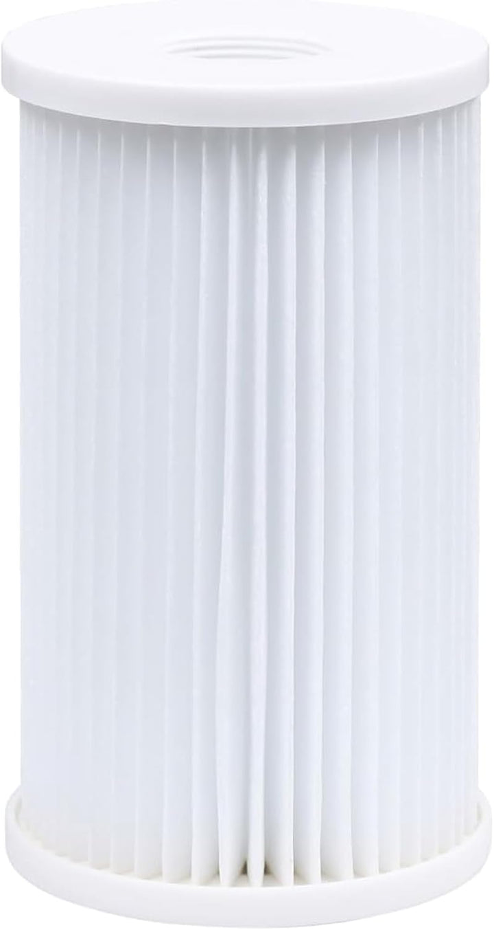 Gecheer Pool Einhängeskimmer mit Pumpe, 16 cm Kunststoff Skimmer Set mit Adapter für Aufstellpools,
