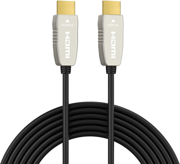 RUIPRO 4K Glasfaser HDMI Kabel 12 Meter 18Gbps 4K@60Hz ARC HDR10 Ultradünnes Flexibles HDMI 2.0b Kab
