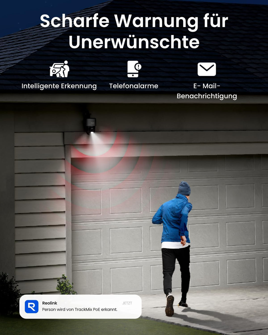 Reolink 4K 8MP PTZ PoE Überwachungskamera Aussen mit Dual-Objektiv, 6X Hybridzoom, 355°/90° Schwenkb