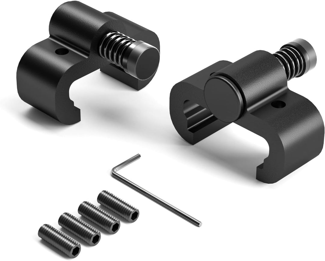 CCJH Schiebetürstopper für Scheunentürstopper, Scheunentürstopper, Hardware für obere Schiene, 1 Paa