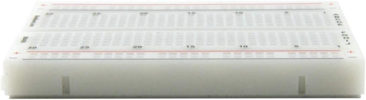 BB400 Solderless Plug-in BreadBoard, 400 tie-Points, 4 Power Rails, 3.3 x 2.2 x 0.3in (84 x 55 x 9mm