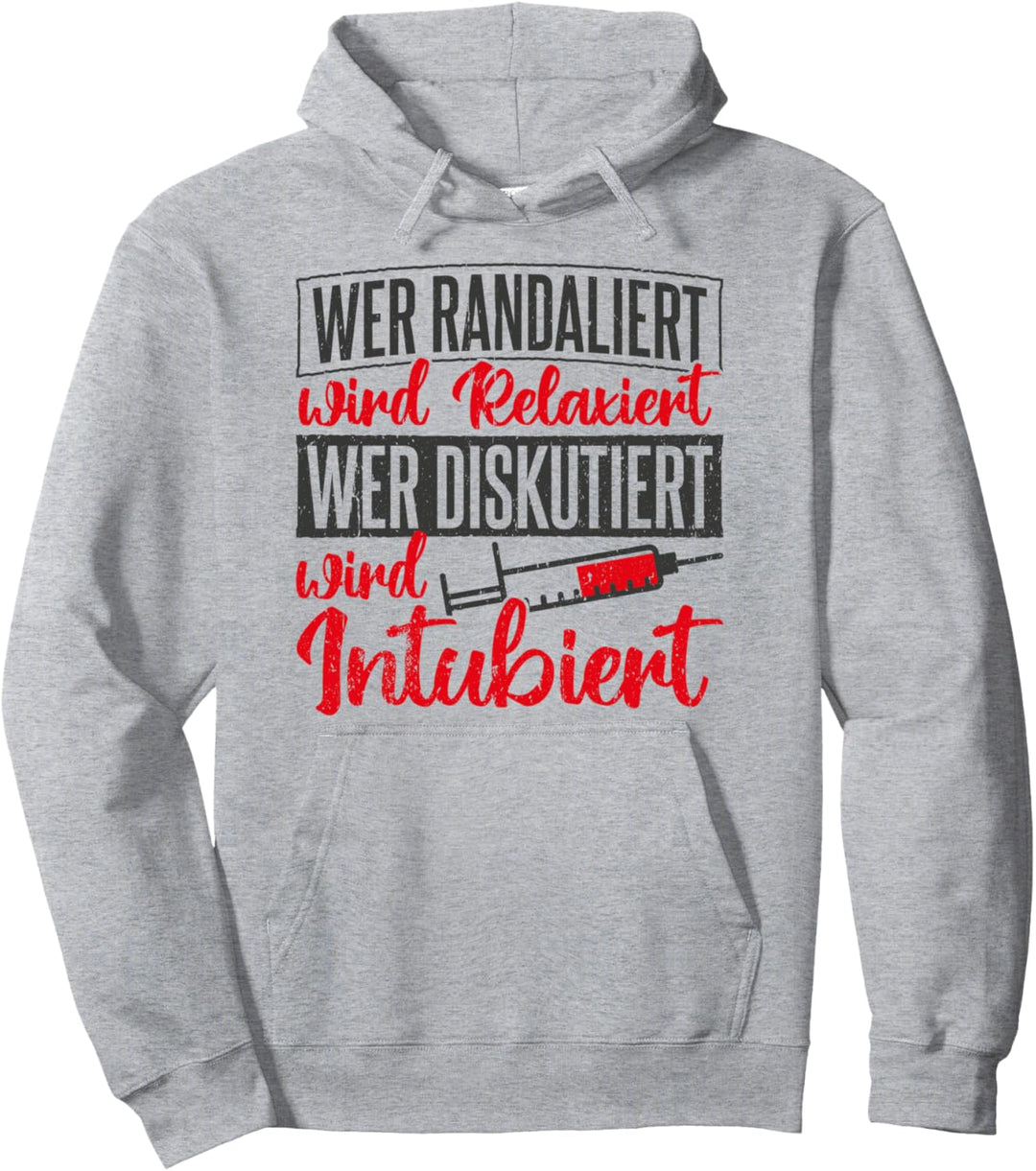 Krankenschwester Relaxiert Intubiert Krankenschwester Pullover Hoodie