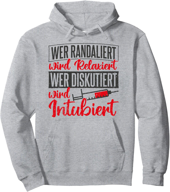 Krankenschwester Relaxiert Intubiert Krankenschwester Pullover Hoodie