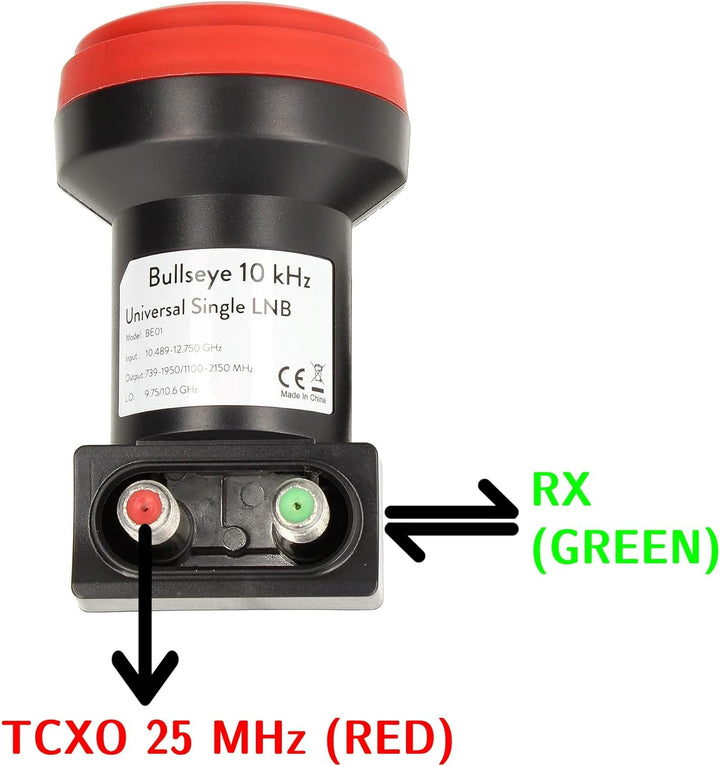 Impulsfoto QO-100 Es'hail-2 Bullseye LNB-Extrem Stabil - für QO-100 und KU Band Satelliten