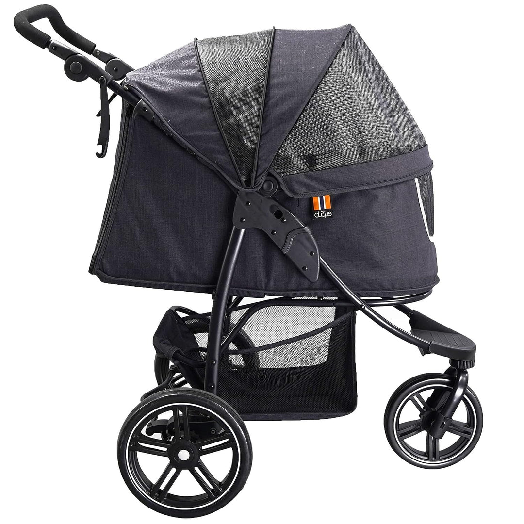My Duque Cooper - Hundewagen &amp; Haustier Buggy bis 32 kg mit Ablagekorb für Einkäufe, einfach faltbar