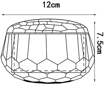 Donoucls Kristallglasschale, für Nüsse, Süssigkeiten oder Schmuck, Kristall, Bowl With Cover, 7.5x12