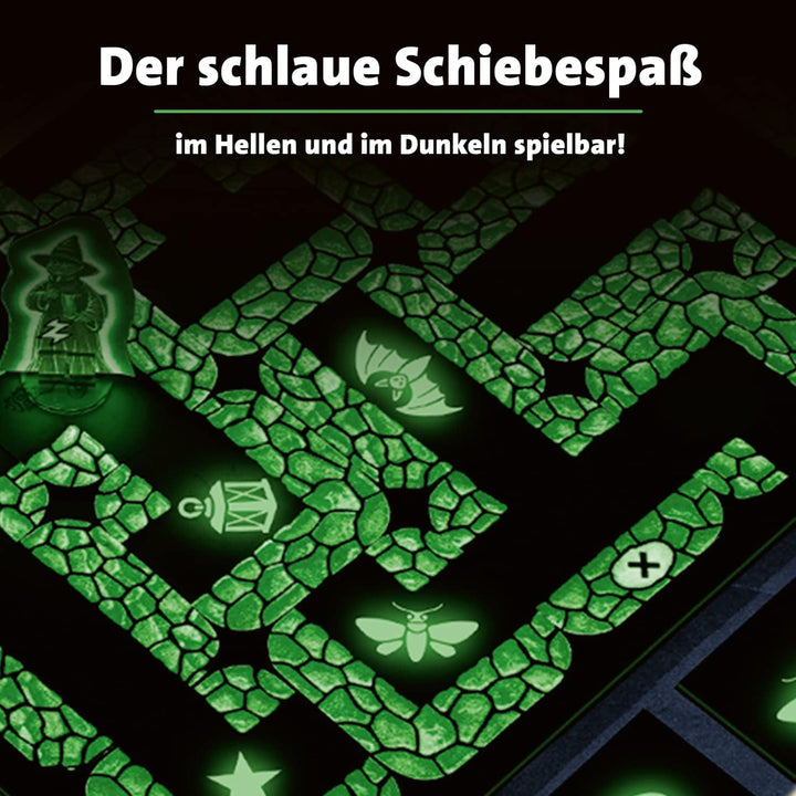 Ravensburger 26687 - Labyrinth Glow in The Dark - Familienklassiker mit Leuchtfarbe, Spiel für Kinde