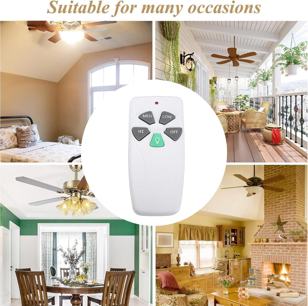 Deckenventilator-Fernbedienung Als Ersatz für Harbor Breeze Hunter Hampton Bay, Passend für FAN-53T