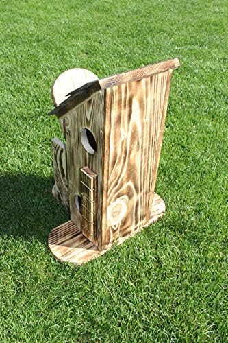 Eichhörnchenfutterhaus-Eichhörnchen-Haus-Eichhörnchenhaus-Futterautomat-Futterhaus-Nistkasten-Kobel-