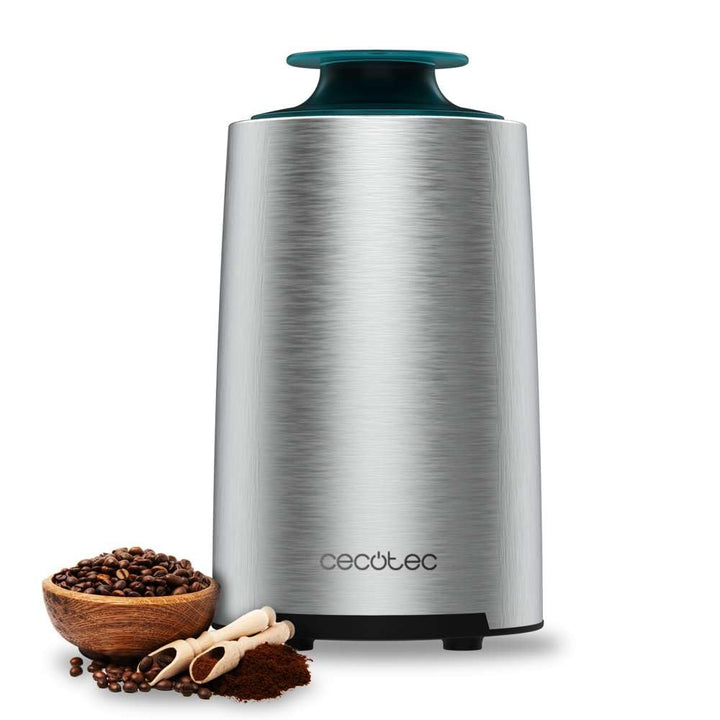 Cecotec Kaffee- und Gewürzmühle Titanmill 400 Steel, Leistung 200 W, Edelstahlklinge, Fassungsvermög