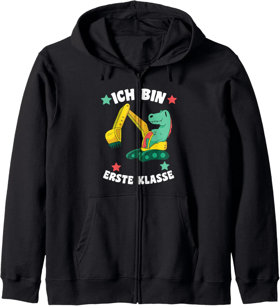 Schulkind Dinosaurier Schulanfang Einschulung Erste Klasse B Kapuzenjacke