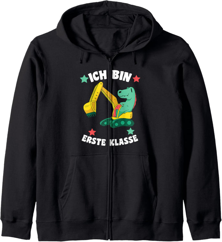 Schulkind Dinosaurier Schulanfang Einschulung Erste Klasse B Kapuzenjacke