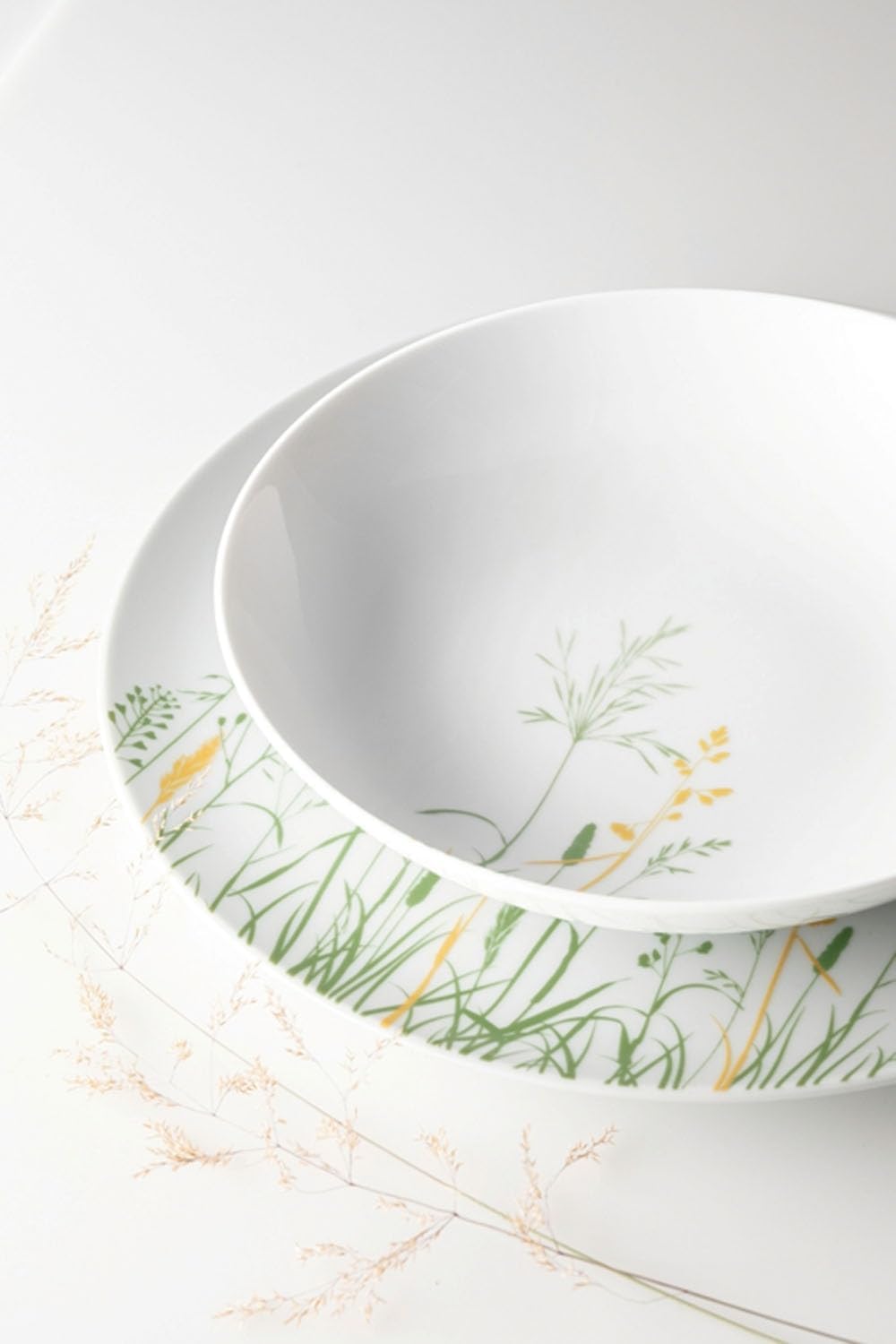 Seltmann Weiden [DL] Liberty Suppenteller rund 21 cm rund Meadow Grasses Green [RAB] [SP] UVP: 26,50