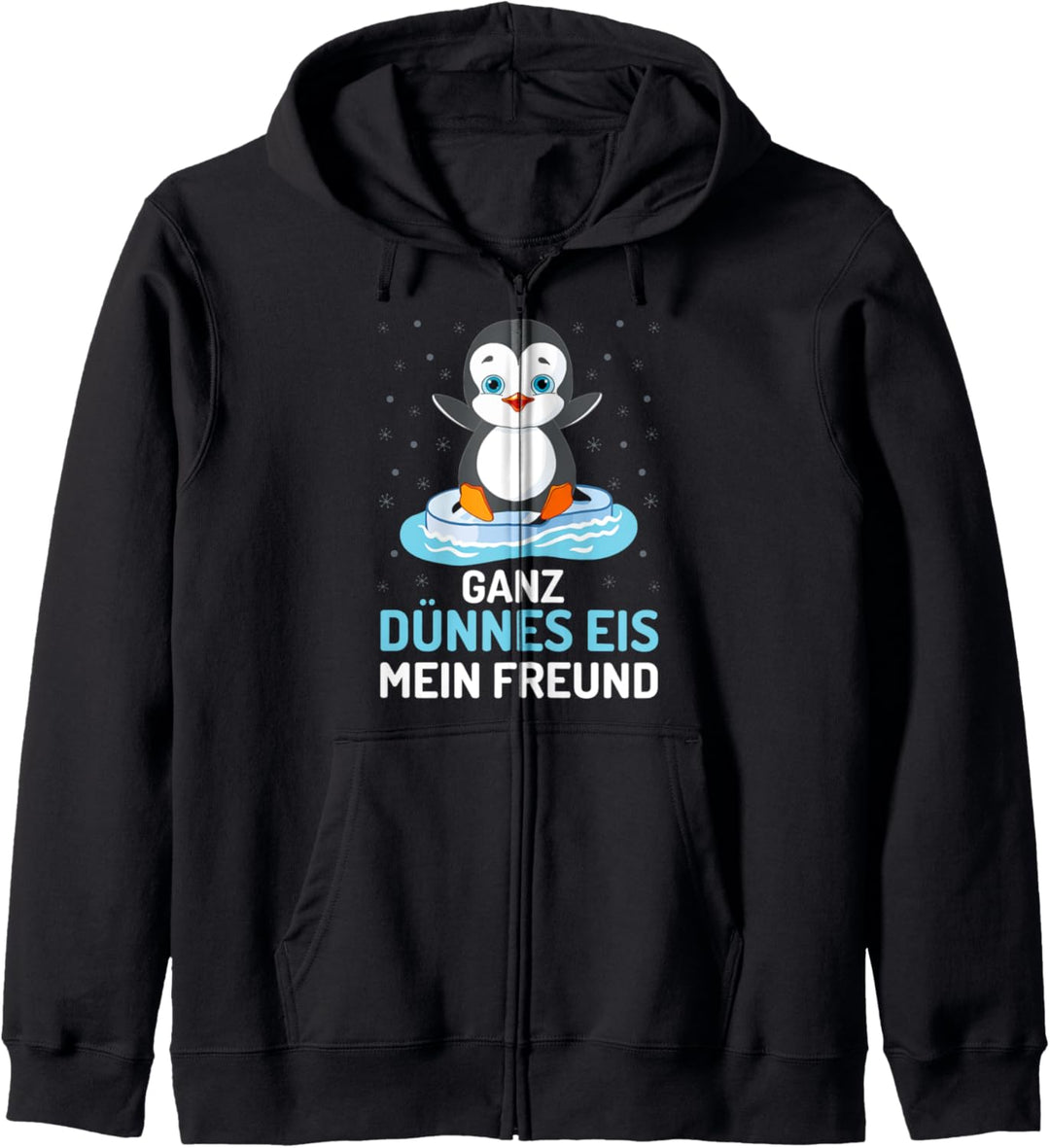 Ganz dünnes Eis mein Freund Kapuzenjacke