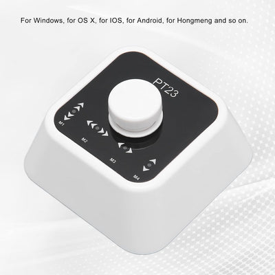 Bluetooth Page Turner Pedal, Wiederaufladbares USB Fusspedal für Kabellose Notenblätter, Vier Seiten
