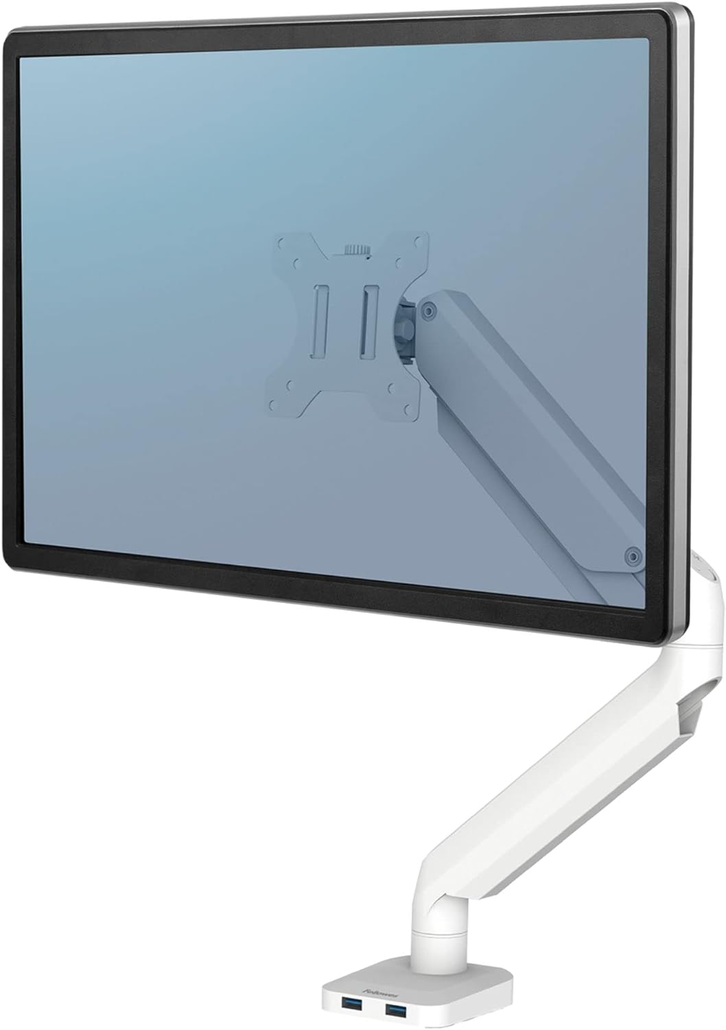 Fellowes Monitor Halterung für 1 Bildschirm bis 32 Zoll (81,28 cm) - Platinum Series Monitor Arm mit