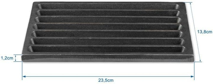 GRILLROSTPROFI Ascherost - Feuerrost - Kohlerost - Kaminrost in Premium-Qualität, Gusseisen, 14 x 24