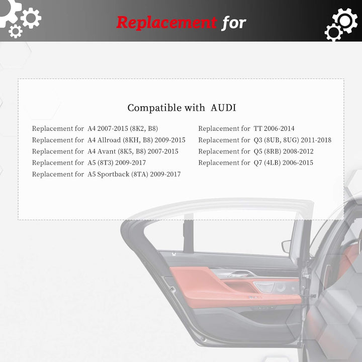 Türschloss Hinten Links, OTUAYAUTO Schloss Stellmotor mit Zentralverriegelung für A3 A4 A6 A8 4F0839