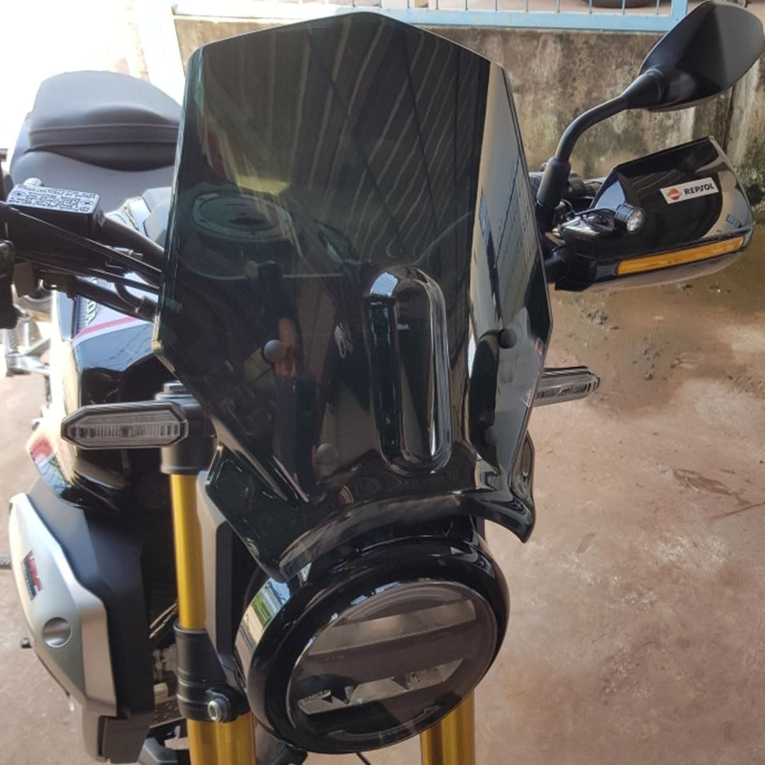 Midimttop für Ho-n-da CB125R CB300R CB 125R CB 300R 2020 2021 2022 2023 Doppel Blase Windschutz Sche