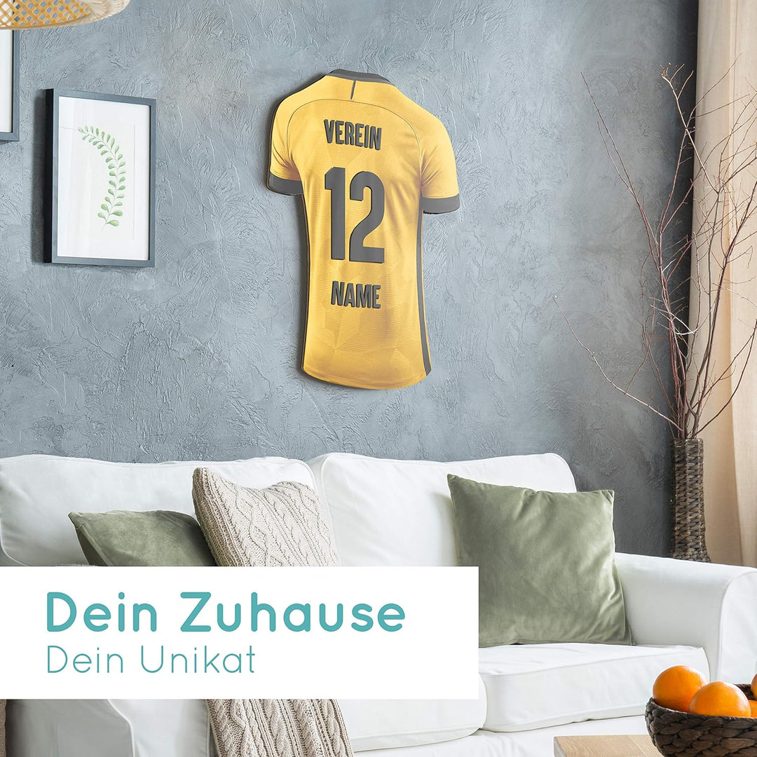 Elbeffekt Trikotlampe für Dresden Fans aus Holz - personalisierbares Geschenk - schenke Dein individ