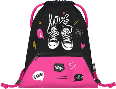 Schulrucksack Set Mädchen 3 Teilig - Schultasche ab 3. Klasse - Grundschule Ranzen mit Brustgurt - E