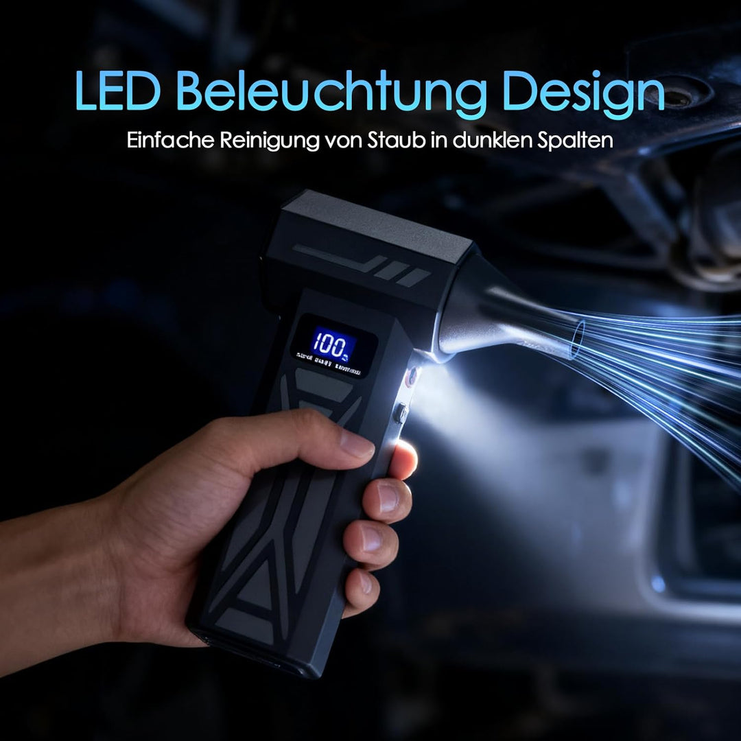 2-in-1 Elektrische Staubgebläse Staubsauger 150000 U/min 4-Gang Einstellbare Electric Air Duster Geb