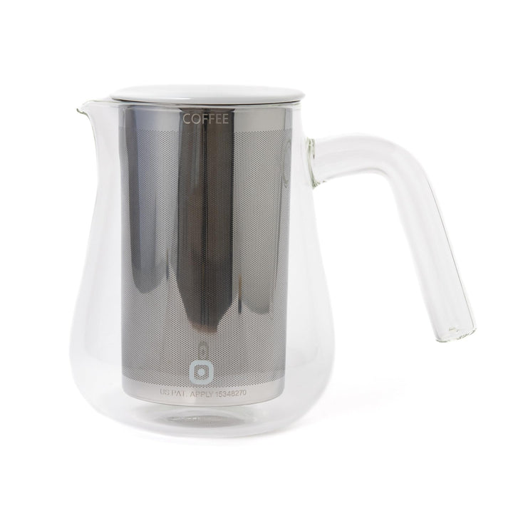ARCA X-Tract Glas Kaffeekanne mit Filter 1,0l | Coffee Maker für 4-5 Tassen | Kaffeebereiter mit Kaf