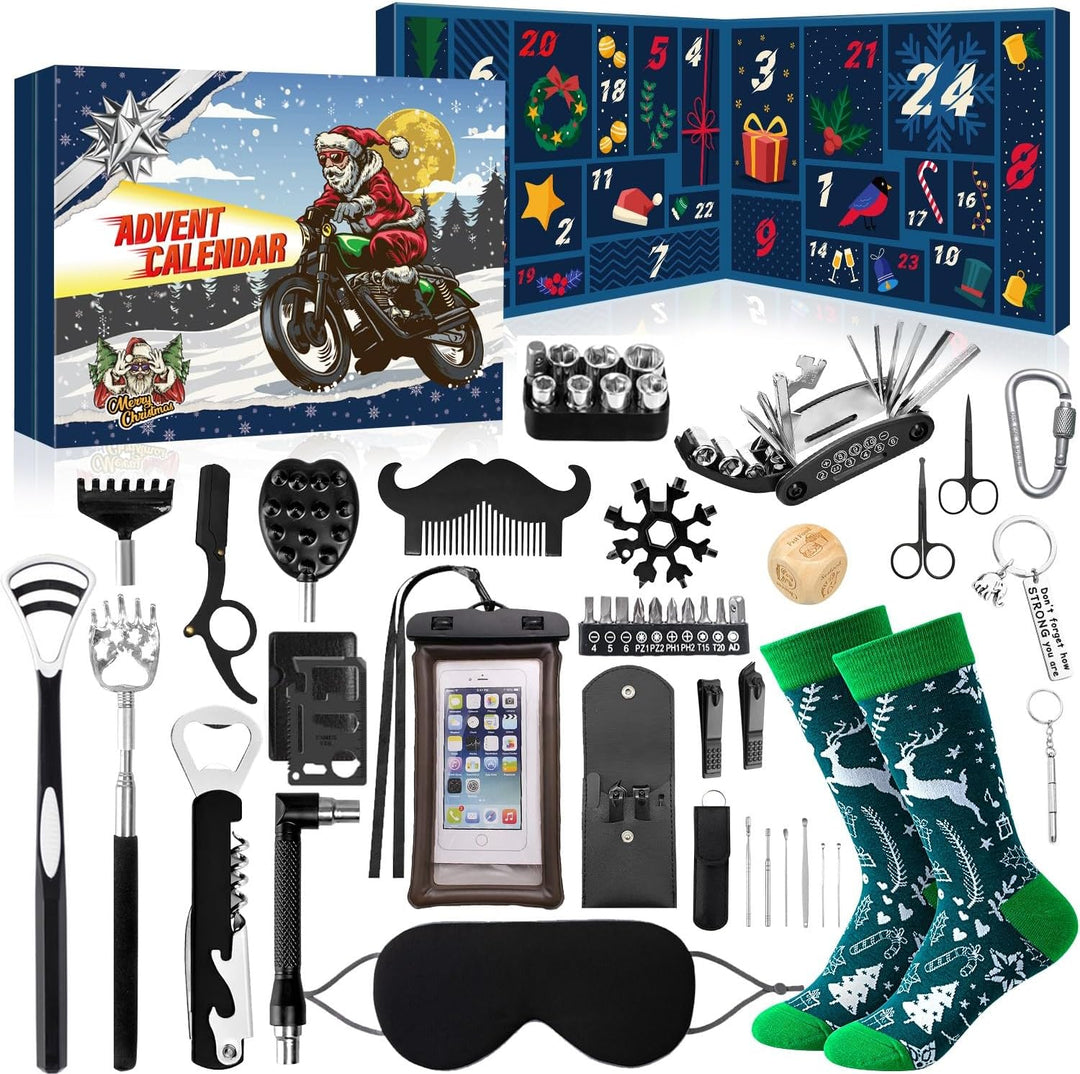 iZoeL Adventskalender Werkzeuge Teenager Junge Männer 2025 Handwerkzeuge Weihnachtskalender 24 Stück