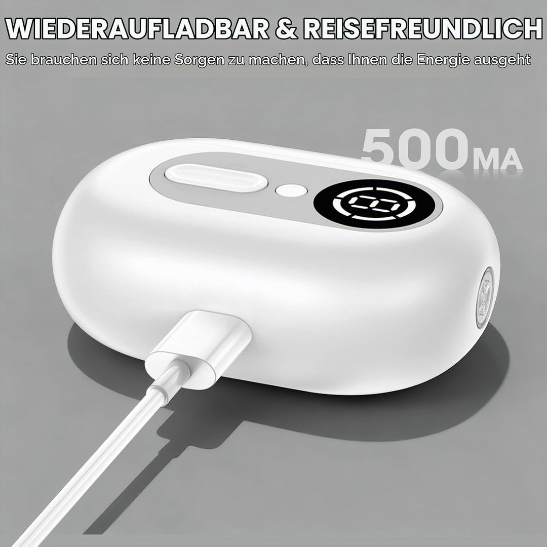 4-in-1 Elektrischer Nagelknipser – Elektrischer Nageltrimmer mit LED-Licht,UV-Lampe und Aufbewahrung