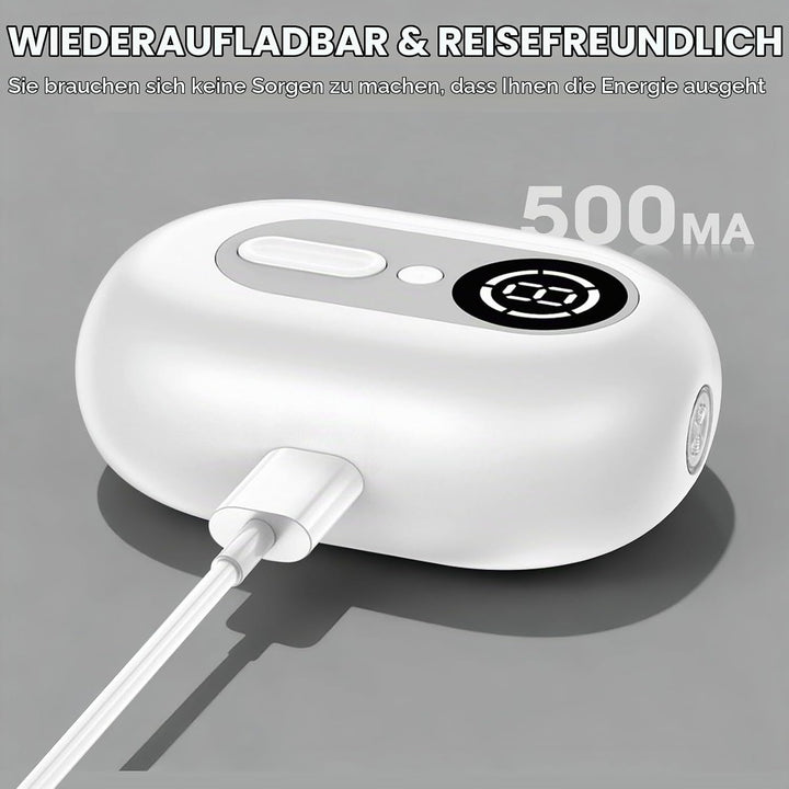 4-in-1 Elektrischer Nagelknipser – Elektrischer Nageltrimmer mit LED-Licht,UV-Lampe und Aufbewahrung