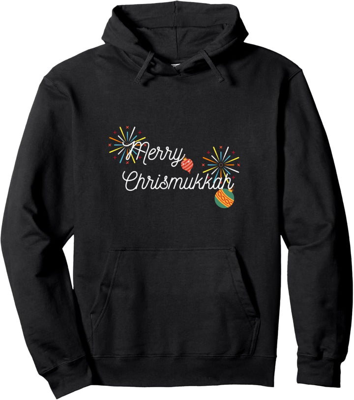 Chanukkah Weihnachtsfeiertag Frohe Chrismukkah Jüdische Pullover Hoodie