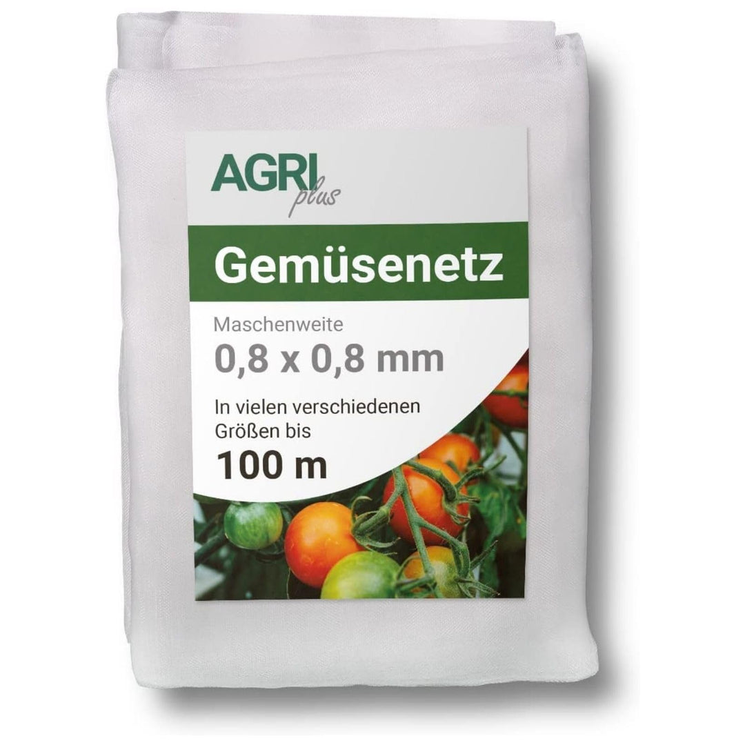 AGRI plus Gemüseschutznetz 2 x 20 m I Verschiedene Grössen I Reissfestes Kulturschutznetz I Transpar