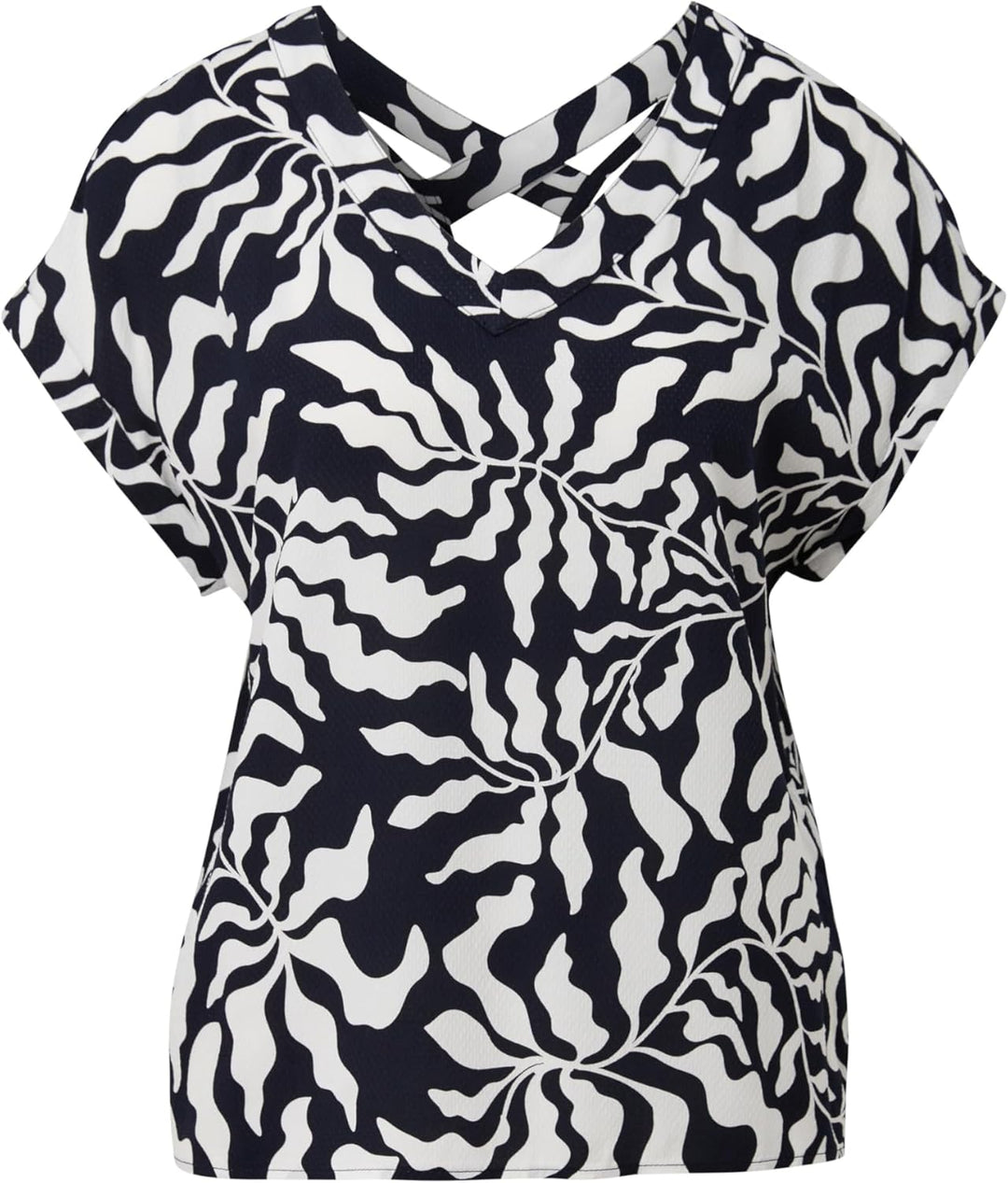 s.Oliver Bluse mit gesmoktem Bund 34 Blau 59a1, 34 Blau 59a1