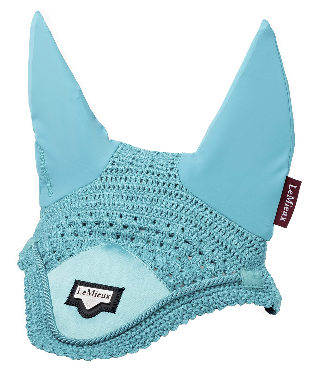LeMieux Fliegenhaube Loire Satin in Azure, Grösse:XL, LeMieux:Azure Azure XL, Azure XL