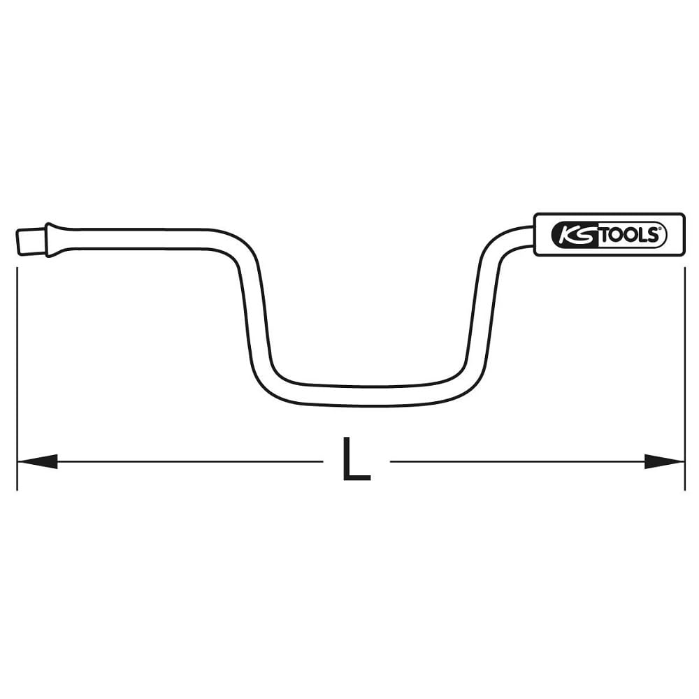 KS Tools 911.3950 3/20,3 cm Kurbel