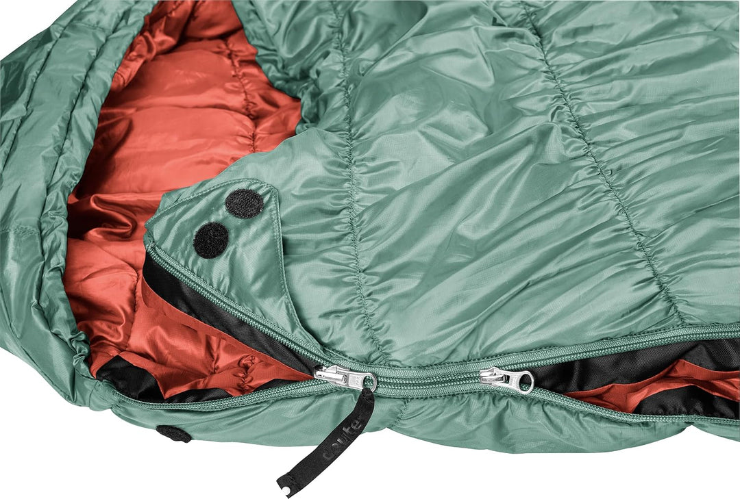 deuter Exosphere +4° SL Damen Kunstfaserschlafsack 2023 sage-redwood Right Zip, sage-redwood Right Z