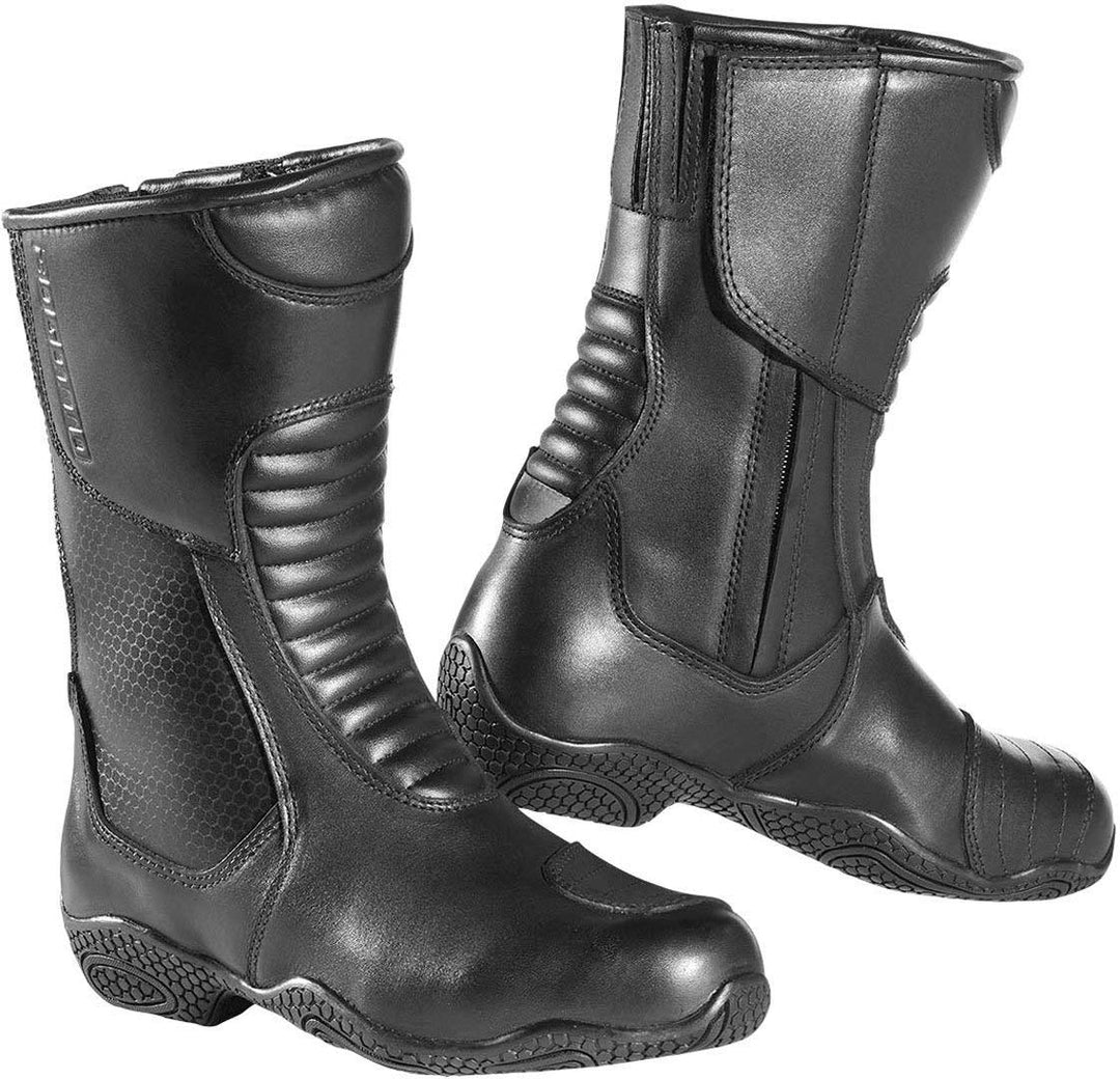 Bogotto Zora wasserdichte Damen Motorradstiefel, schwarz, 37 37 EU Schwarz, 37 EU Schwarz