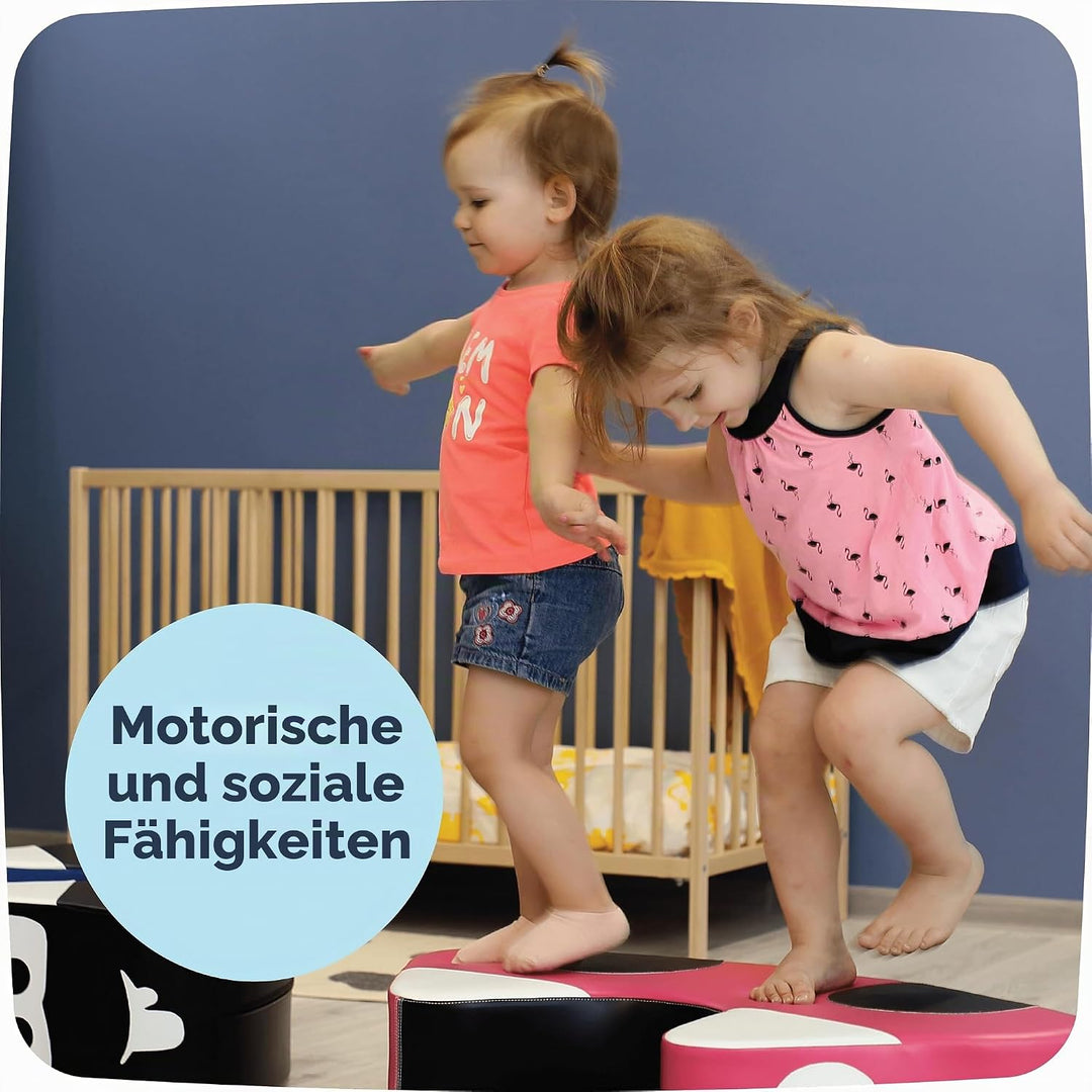 IGLU Soft Play Softbausteine Schaukelpferd Banane Forme Schaukeltier Schaukelspielzeug Kinder Baby S