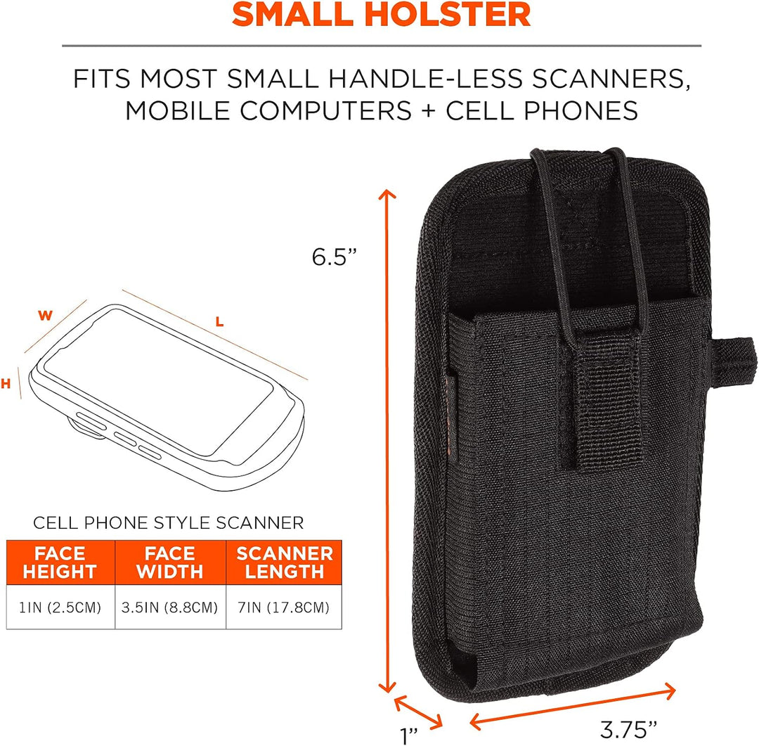 Ergodyne Squids 5544 Barcode-Scanner-Holster für Handygrösse, Mobile Computer, Handheld-Barcode-Scan