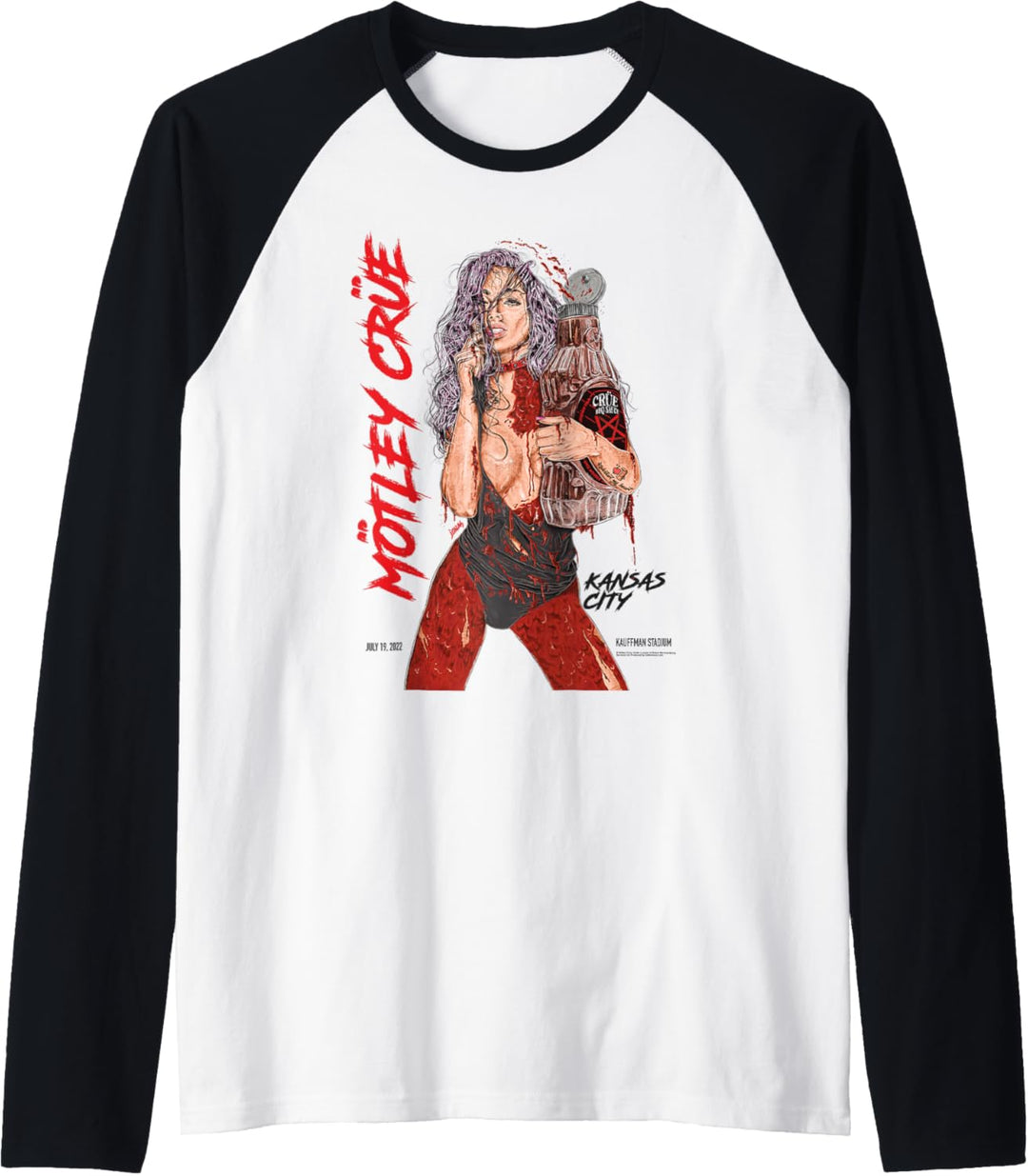 Mötley Crüe - The Stadium Tour Kansas City Raglan