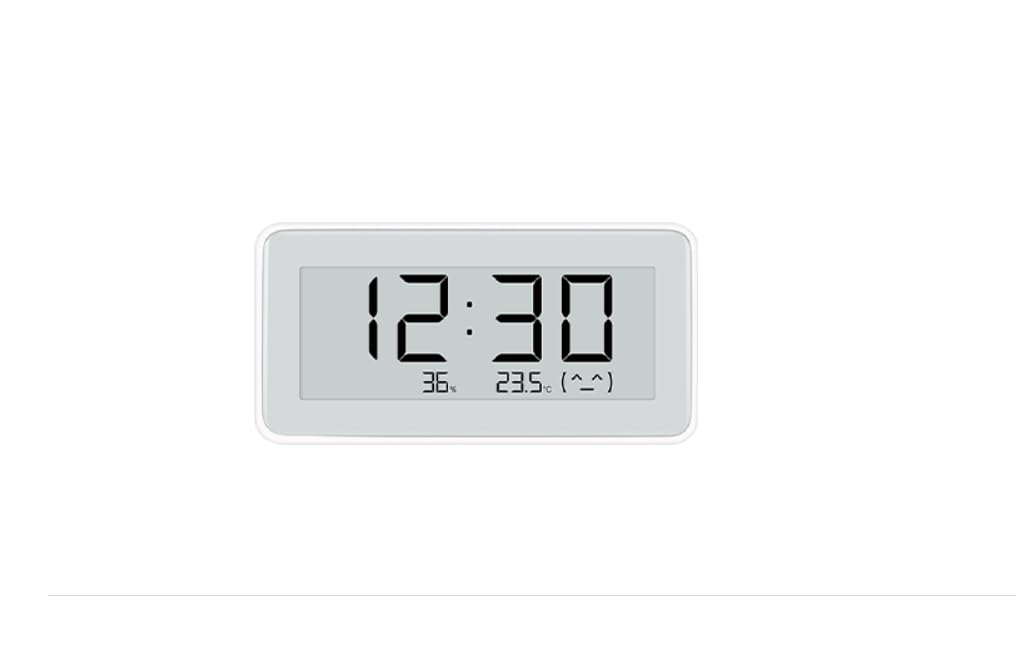 Xiaomi Temperatur und Humidity Monitor Pro, Temperatur- Luftfeuchtigkeit mit Bluetooth, Display Zeit