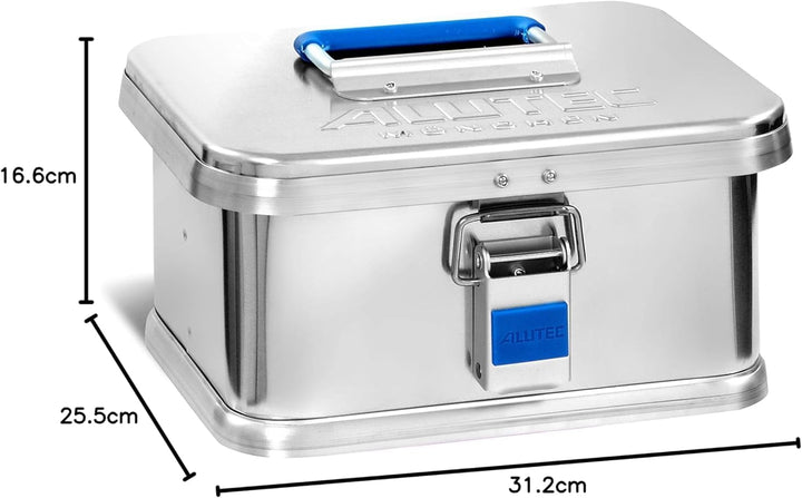ALUTEC Aluminiumbox COMFORT 6 (Inhalt 6 l, Innenmasse (LxBxH) 250 X 180 X 125 mm, staub-/spritzwasse
