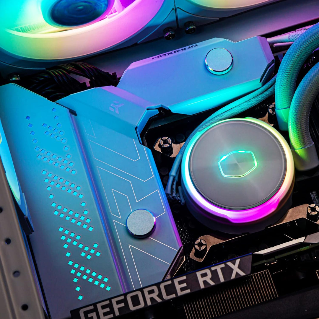 Cooler Master MasterLiquid PL360 Flux CPU-Kühler - AIO Wasserkühlung mit 3 x 120mm Lüfter, 360mm Küh